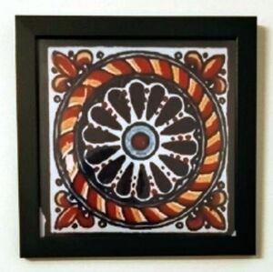 Framed Abstract Art Tile